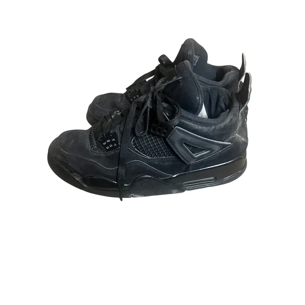 Jordan 4 Retro Black Cat Mens Sneakers Triple Black CU1110-010